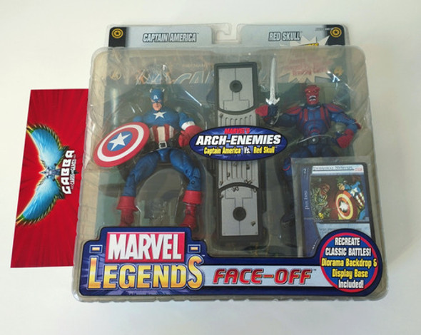 Marvel Legends Face Off Captain America Vs Red Skull Toybiz 0