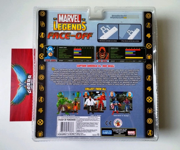 Marvel Legends Face Off Captain America Vs Red Skull Toybiz 1