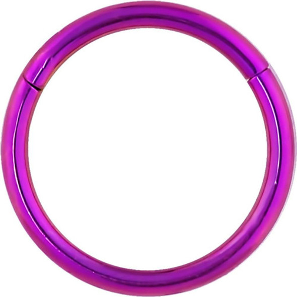 Forbidden Picercing Aro Titanio Cuerpo 16g 3/8 (morado) 0