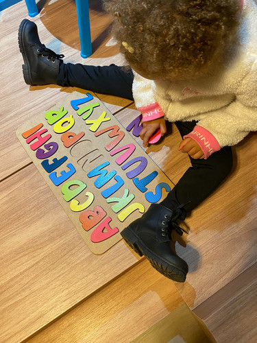 Quebra-cabeça Titia Brinquedo Educativo Pedagógico 1