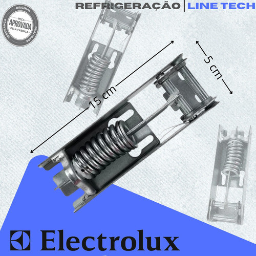 Par De Dobradiça C/mola Freezer Horizontal Electrolux H300 1
