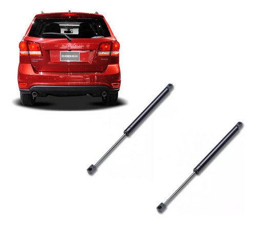Kit X2 Amortiguadores Baul Trasero Dodge Journey 2008/ 0