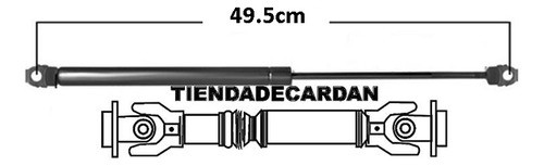 Kit X2 Amortiguadores Baul Trasero Dodge Journey 2008/ 1