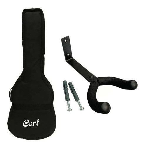 Capa Almofadada P/ Violão Clássico Ou Folk Cort + Suporte 0