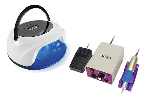 Kit Para Pedicuria Profesional Torno Duga + Cabina Belprof 0