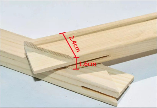 Bastidor Desarmable De Madera 30x40 Para Bricolaje - Arte 1