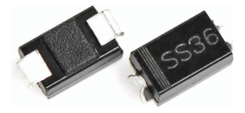 Pack X10 Diodo Schottky Ss36 S36 60v 3a 0
