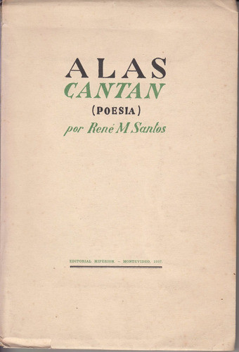 1937 Uruguay Tipografia Modernista Poesia Hiperion Dedicado 0