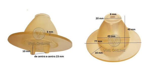 Flapper Para Vaso Vp 802 Repuesto Para Ferrum 1