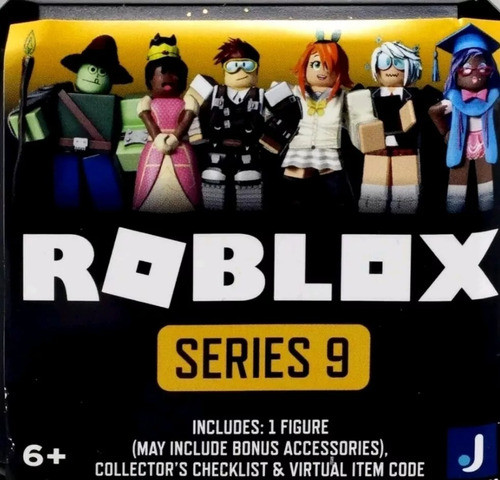 Roblox Serie 9 Incluye Figura Sorpresa + Código Virtual Srj 0