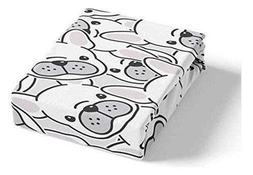 Juego De Ropa De Cama Para Perros, Funda Nórdica De Bulldog 1