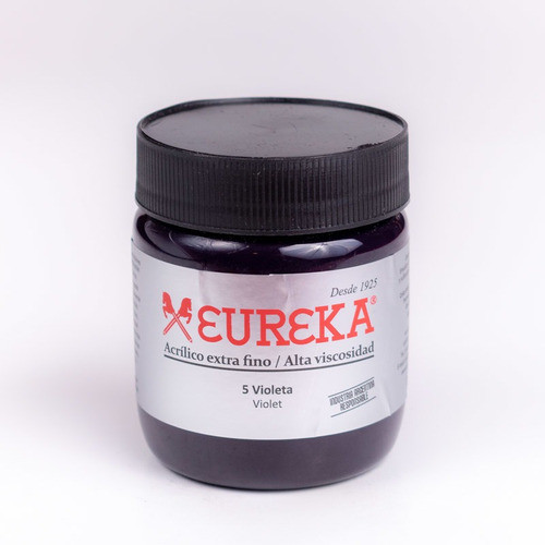 Eureka Acrilico Profesional 250cc Extra Fino Violeta 0