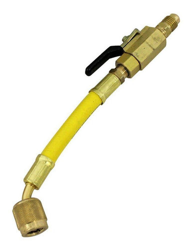 Mangueira Amarela 15cm 1/4 Com Registro Bola Mastercool 0