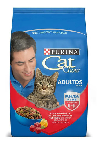 Cat Chow Adulto 3k Sabor Carne + Pate + Envio 1