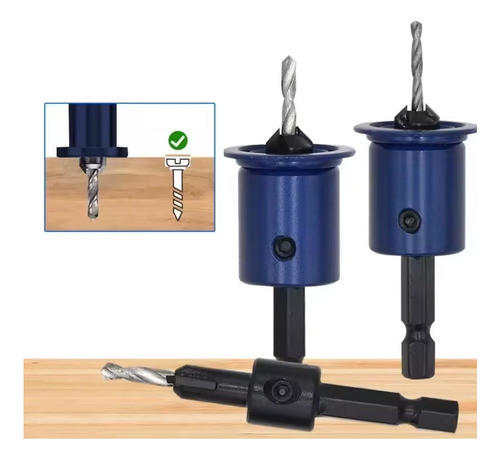 Mecha Avellanadora Con Tope Filo De Carburo 3 X 8mm 0
