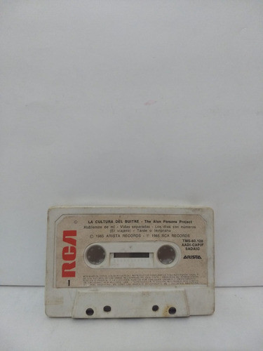Alan Parsons - La Cultura Del Buitre - Cassette, Rca - Ar 0