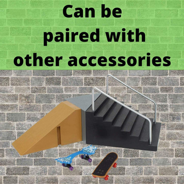 Skate Park Fingerboard Ramp Parts Track Kids Toys Kids Mini 1