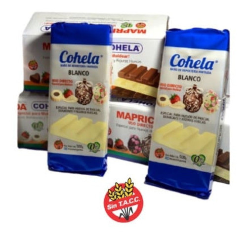 Chocolate Mapricoa Tableta Blanco (5x500gr) X 1 0