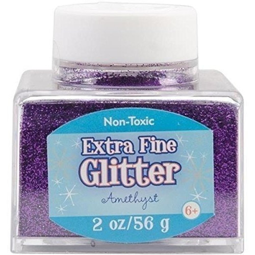 Sulyn Amatista Extra Fina Purpura Apilador Glitter Tarro 2 O 0
