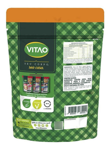 Granola Integral Sabor Frutas Tropicais 250g - Vitao - 01 Un 1 Granola Integral Sabor Frutas Tropicais 250g - Vitao - 01 Un 1