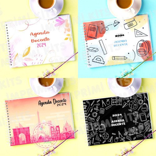 Agenda Docente 2024 Kit Para Imprimir 1