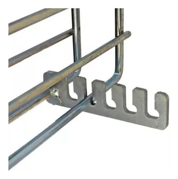 Asador Estaca Libro Emparrillado 75x50 Hierro Cincado 1