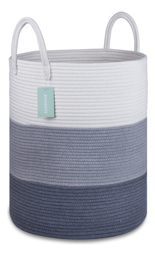 Bosroty Cesta Extra Grande Para Mantas, Canasta Alta Para La 0