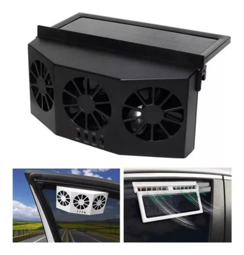 Ventilador Para Ventana De Auto Refrigerador Solar 1