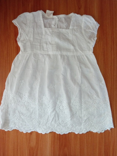 Vestido Blanco De Beba 18 24 Meses De Verano Impecable 1
