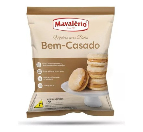 Mistura Para Bolos Bem Casado Mavalério De 1kg 0