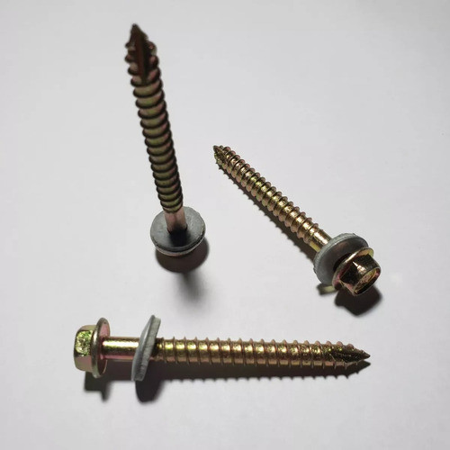 Tornillos Autoperforantes Madera C/arandela 14x2 1/2 250u 1