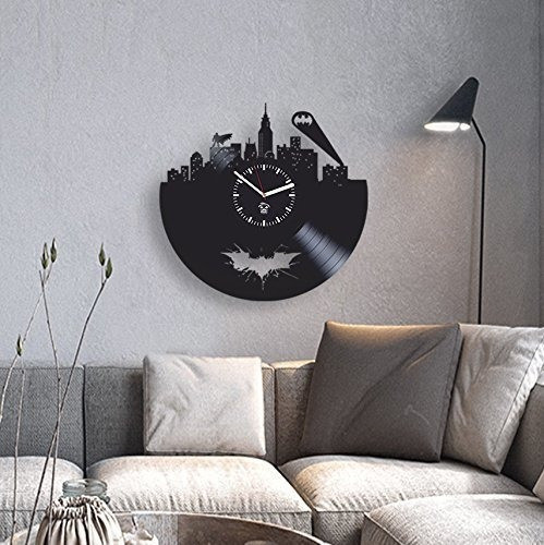 Reloj De Pared De Vinilo Para Niños Diseño De Batman Regal 1