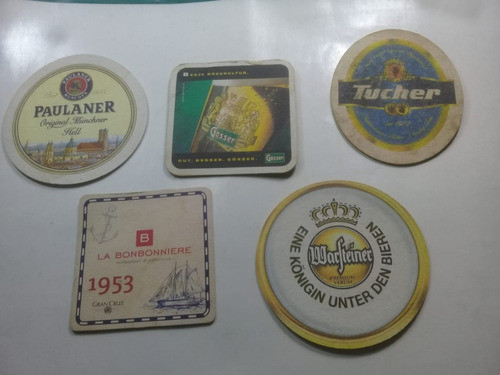 5 Posavasos Antiguos Muy Buenos 0