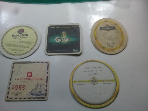 5 Posavasos Antiguos Muy Buenos 1