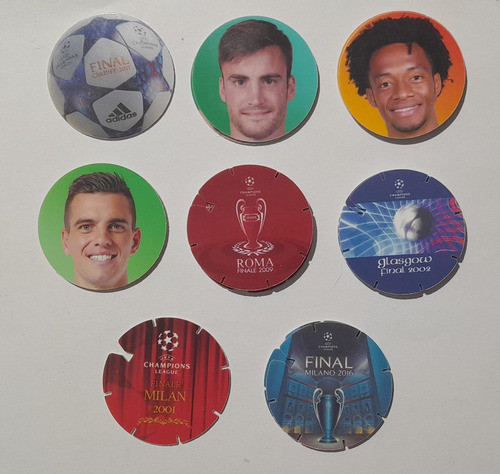 Tazos Lays Uefa Champions League Lote X 8 Unidades 0