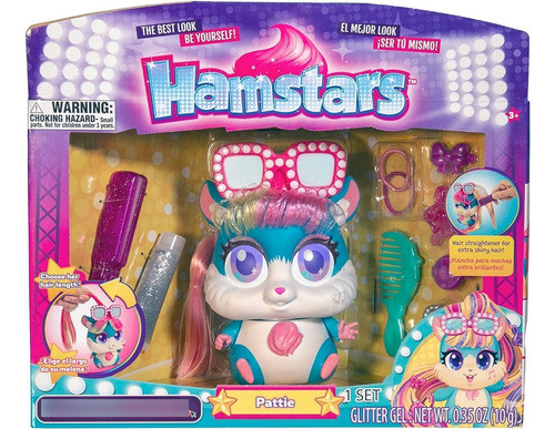 Muñeca Hamstars Pinta Su Pelo Con Accesorios - Lanús 0