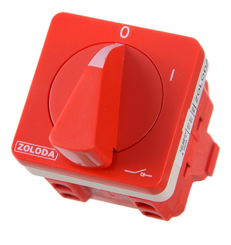 Interruptor Tetrapolar Zoloda A-5536100 Rotativo A Levas 63a 0