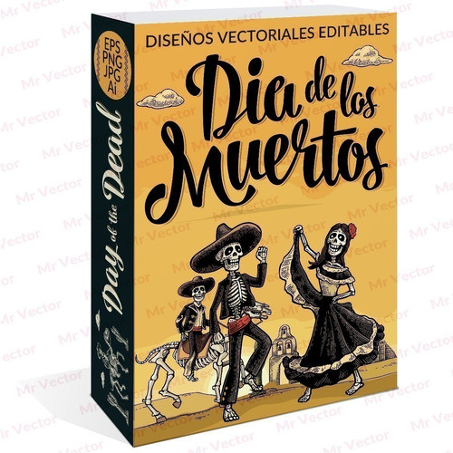Día De Los Muertos Diseños En Vectores Editables Imprimibles 1