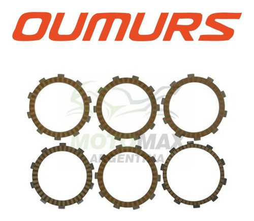 Discos De Embrague Bajaj Rouser 200ns - Oumurs Oficial 0