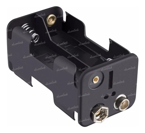 Portapilas Porta Pilas X4 Aa Clip Tipo Bateria Pack X1 0