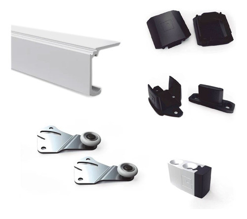 Kit Puerta Corredizo Colgante Sicco Simple 3mts Grupo Euro 0
