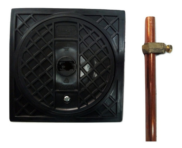 Jabalina 5/8 X 1.5 Mts C/tomacable C/tapa De Inspeccion Pvc 0