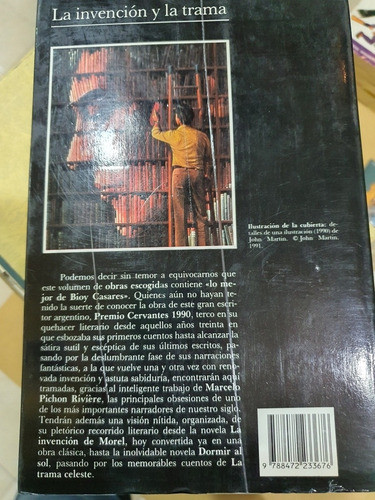 Libro:la Invencion Y La Trama-adolfo Bioy Casares 1