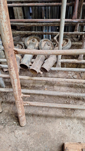 Rueda Fija Fundición Para Andamio Tubular 0