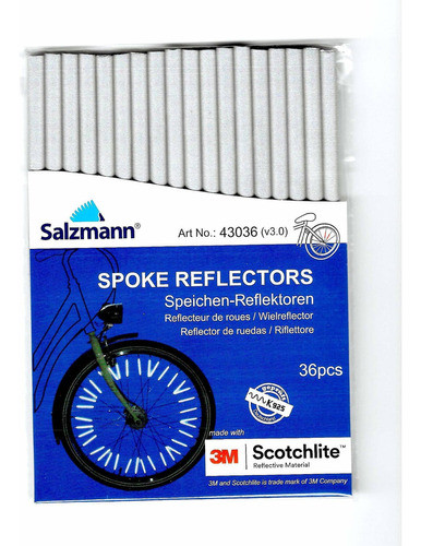 Salzmann 3m Scotchlite Paquete De 36 Ganchos Reflectantes D. 0