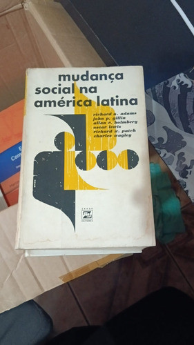 Mudança Social Na América Latina De Richard N. Adams Pela... 0