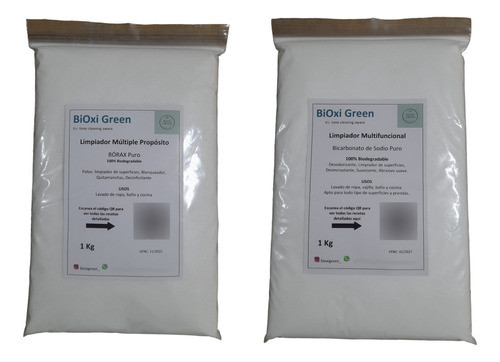 Kit Bórax Más Bicarbonato De Sodio 1 Kg C/u 0