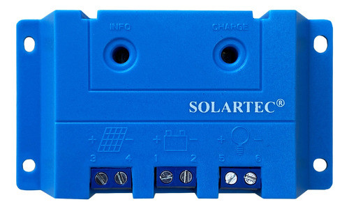 Regulador De Carga Para Panel Solar Solartec 12v 4amp 1