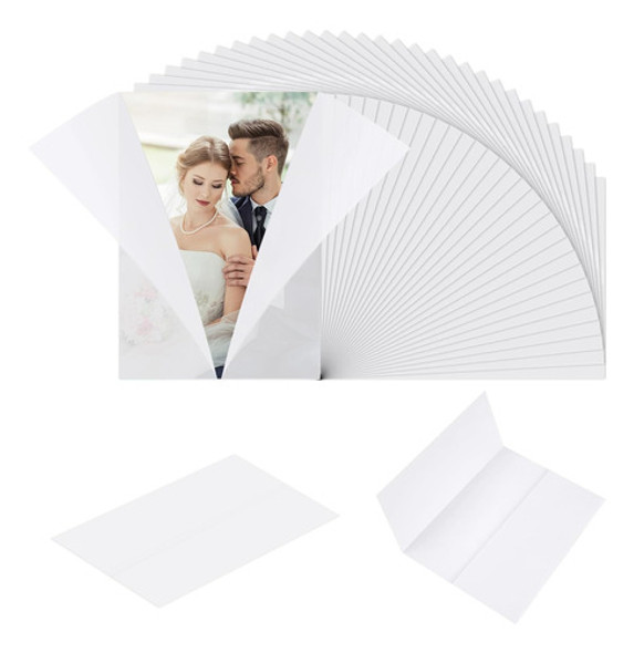 Sobres Translúcidos Para Invitaciones 5x7 Cm, Paquete De 90 0