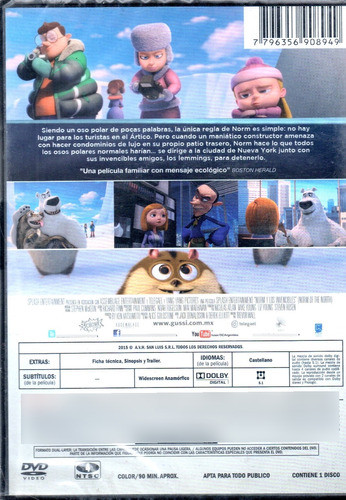 Norm Y Los Invencibles - Dvd Nuevo Original Cerrado - Mcbmi 1